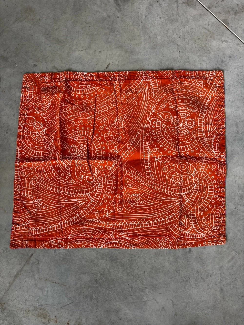 SINGLE LUSH cotton bohemian standard size quilted pillow sham